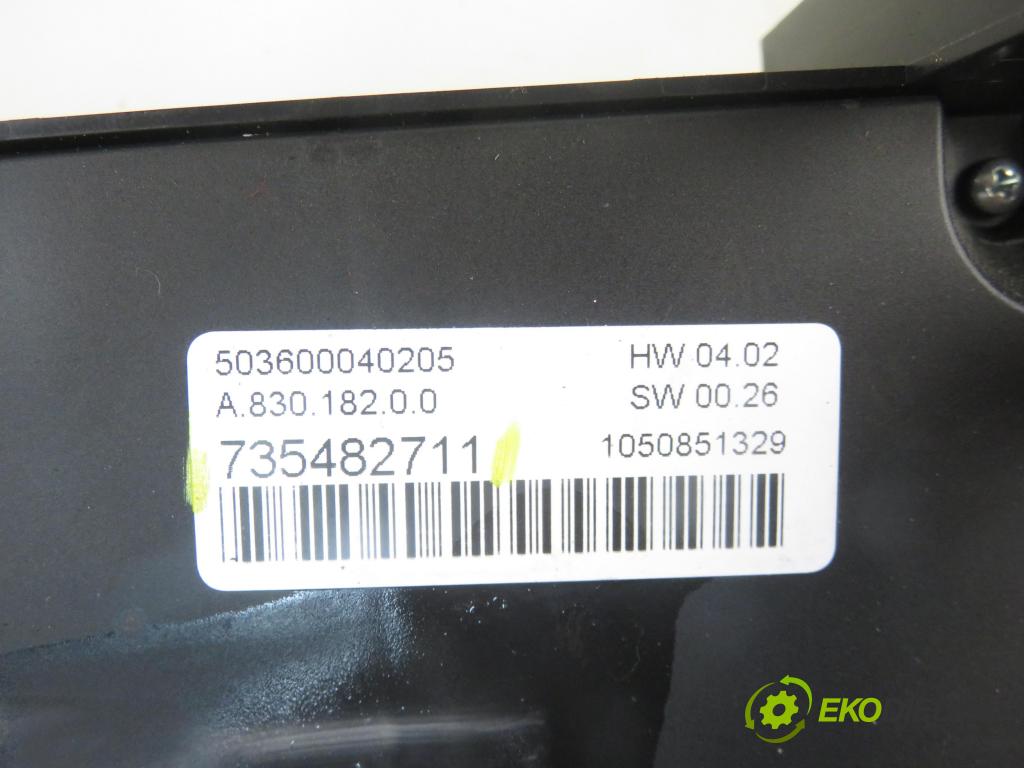 FIAT BRAVO II (198_) HB 2009 66,00 1.6 D Multijet - 198 A6.000 1598,00 Panel kúrenia KLIMATRONIK 735482711