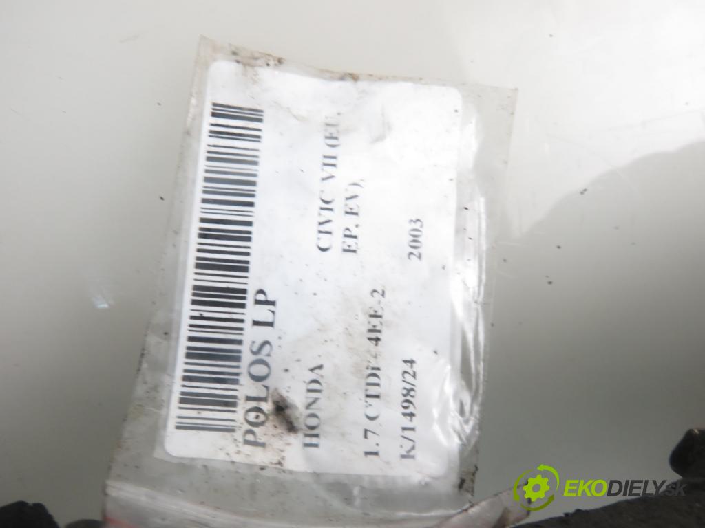HONDA CIVIC VII Hatchback (EU, EP, EV) HB 2003 74,00 1.7 CTDi 101 - 4EE-2 (Isuzu) 1686,00 Poloos LP