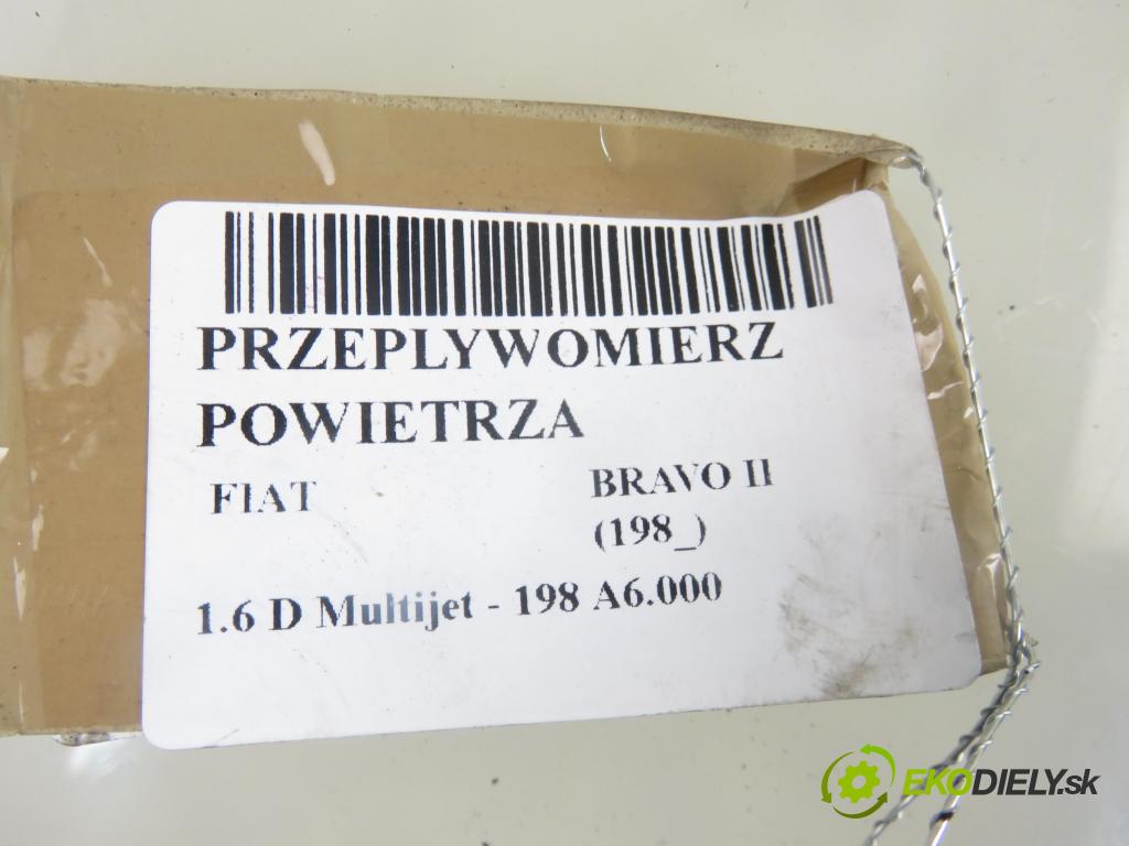 FIAT BRAVO II (198_) HB 2009 66,00 1.6 D Multijet - 198 A6.000 1598,00 váha vzduchu vzduchu F00C2G8003 ; 0281002917 ; 55206758