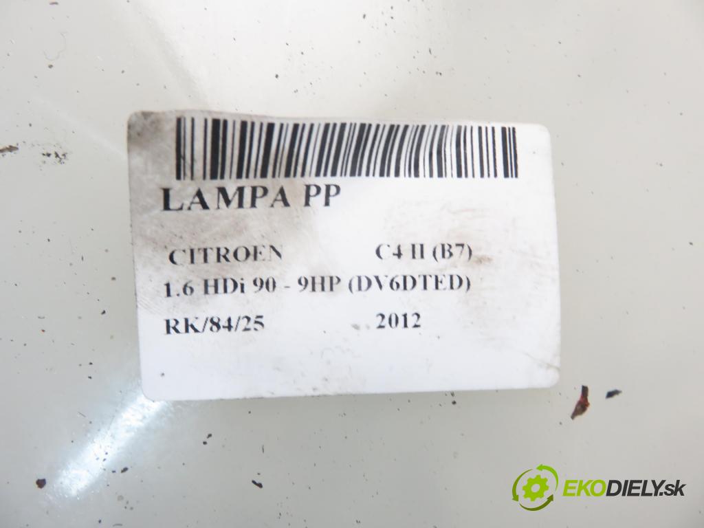 CITROEN C4 II (B7) HB 2012 68,00 1.6 HDi 8V - 9HP (DV6DTED) 1560,00 světlo PP 9687304480