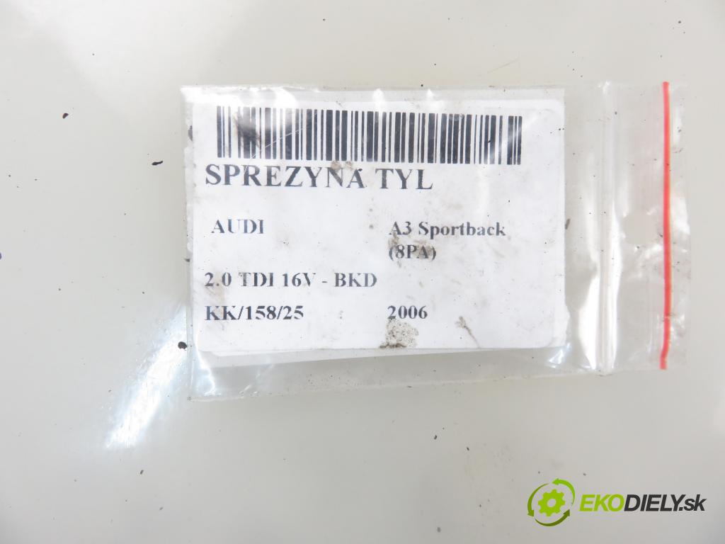 AUDI A3 Sportback (8PA) HB 2006 103,00 2.0 TDI 16V - BKD 1968,00 Pružina zadné