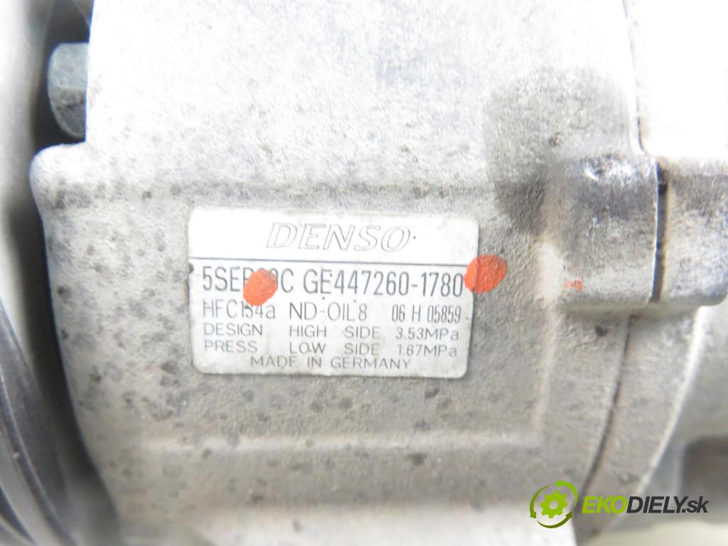 TOYOTA YARIS (_P9_) HB 2007 51,00 1.0 VVT-i (KSP90_) - 1KR-FE 998,00 KOMPRESOR: klimatizácie GE4472601780 (Kompresory klimatizácie)