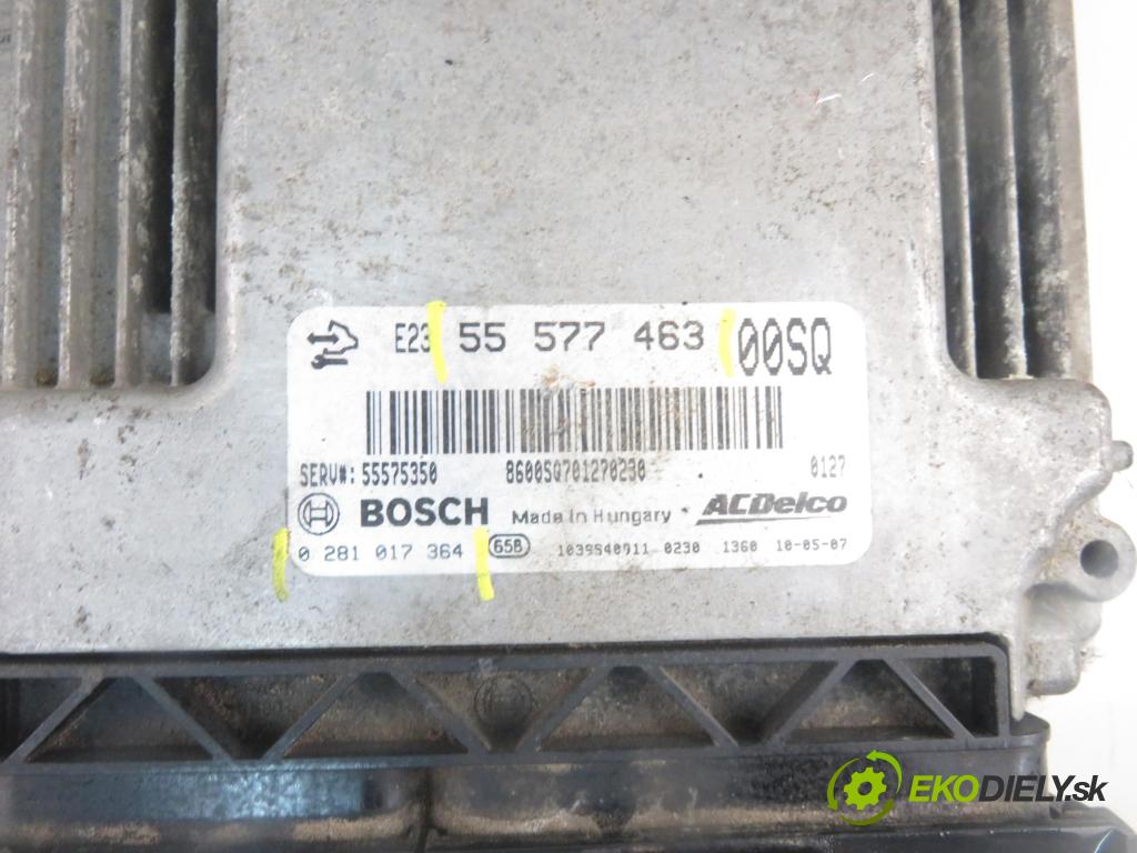 OPEL CORSA D (S07) HB 2010 70,00 1.3 CDTI - A 13 DTE 1248,00 Riadiaca jednotka Motor 55577463 ; 0280017346