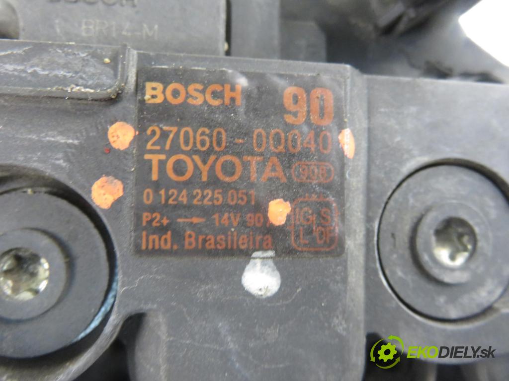 TOYOTA YARIS (_P9_) HB 2008 51,00 1.0 VVT-i (KSP90_) - 1KR-FE 998,00 Alternátor 270600Q040 ; 0124225051 (Alternátory)