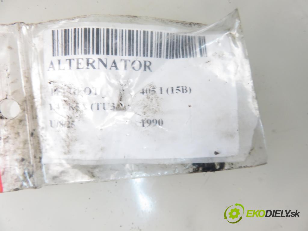 PEUGEOT 405 I (15B) SEDAN 1990 47,00 1.4 - K5A (TU3) 1360,00 Alternátor STX100401 (Alternátory)
