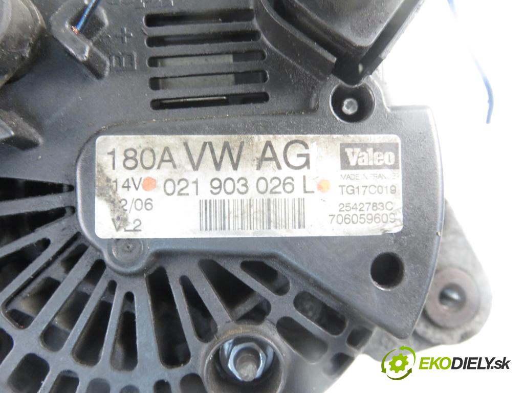 AUDI A4 Avant (8E5, B6) KOMBI 2002 96,00 1.9 TDI quattro - AVF 1896,00 Alternátor 021903026L (Alternátory)