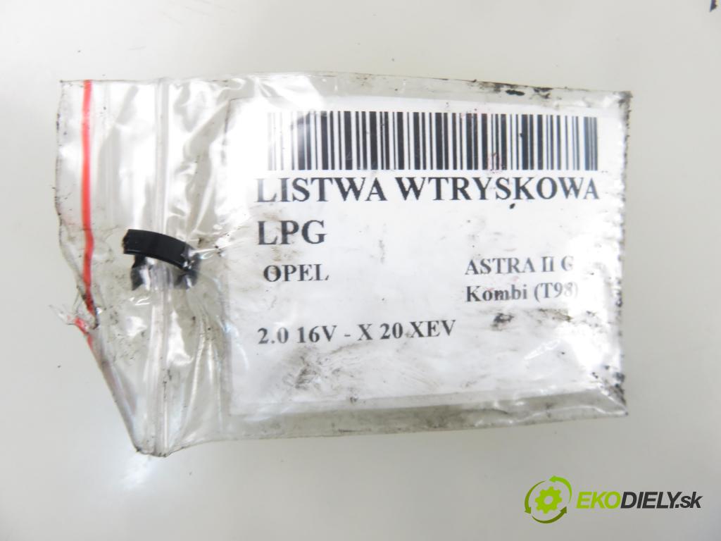 OPEL ASTRA G Kombi (T98) KOMBI 2000 100,00 2.0 16V - X 20 XEV 1998,00 Lišta vstrekovacia LPG 09SQ99020002G ; 67R010185