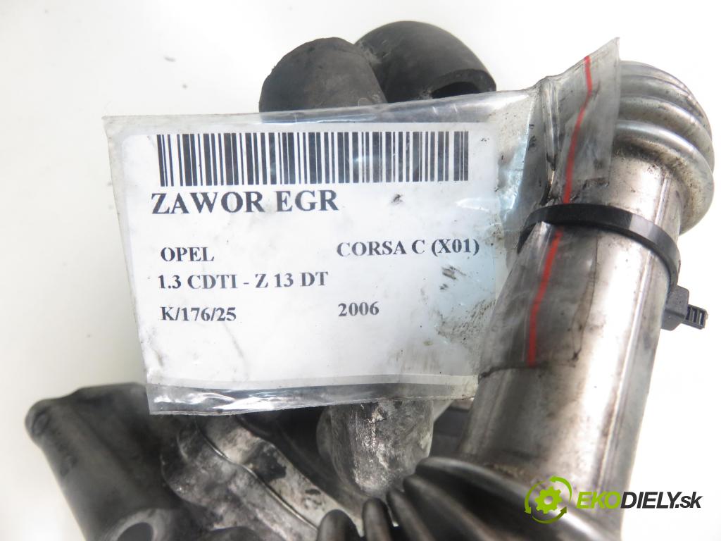 OPEL CORSA C (X01) HB 2006 51,00 1.3 CDTI - Z 13 DT 1248,00 VENTIL: EGR 500240070 ; 700020240