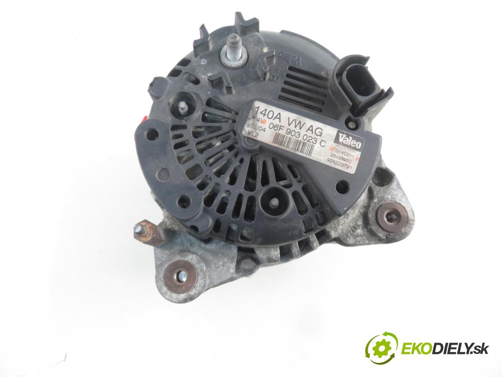 VW GOLF V (1K1) HB 2003 77,00 1.9 TDI - BXE 1896,00 Alternátor 06F903023C ; TG14C011 (Alternátory)