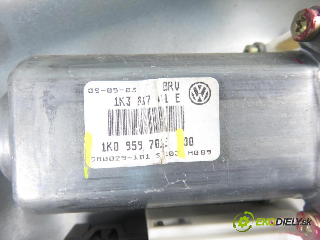 VW GOLF V (1K1) HB 2003 77,00 1.9 TDI - BXE 1896,00 mechanismus oken 3D 1K0959701E ; 1K0959793C