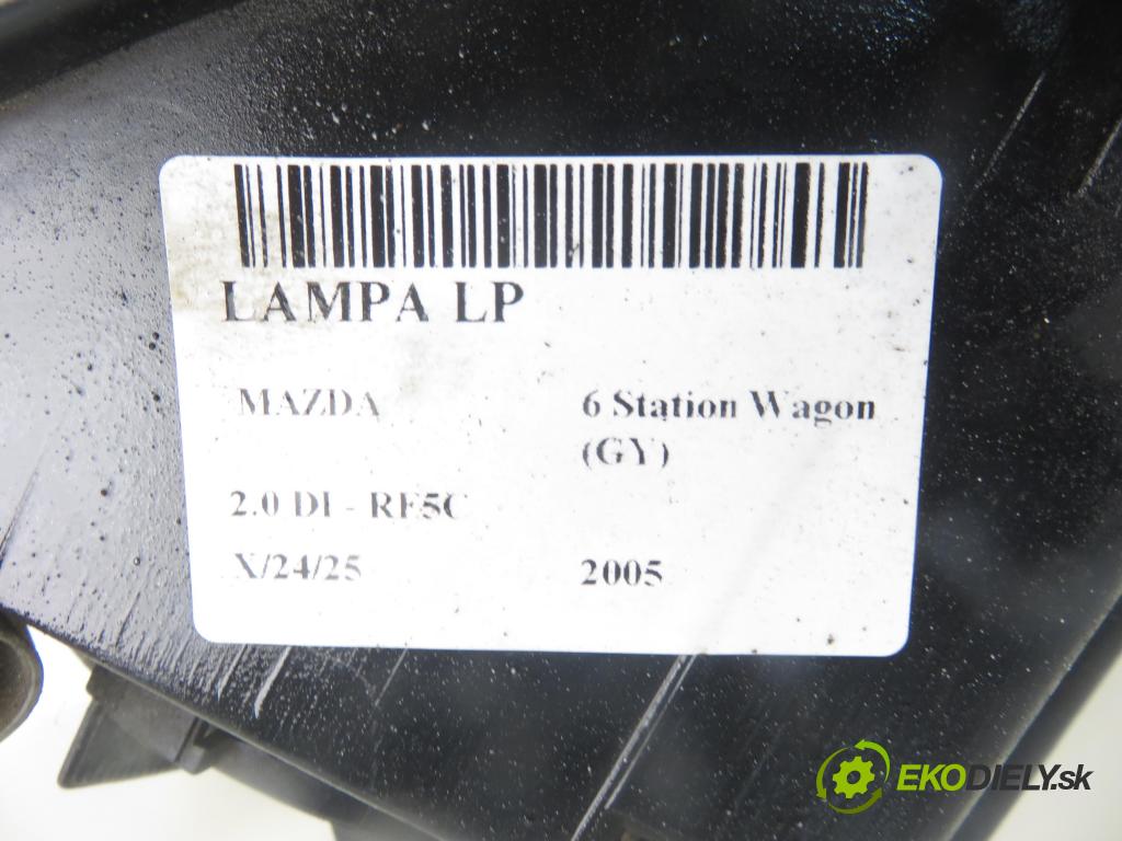 MAZDA 6 Station Wagon (GY) KOMBI 2005 100,00 2.0 DI 136 - RF5C 1998,00 světlo LP