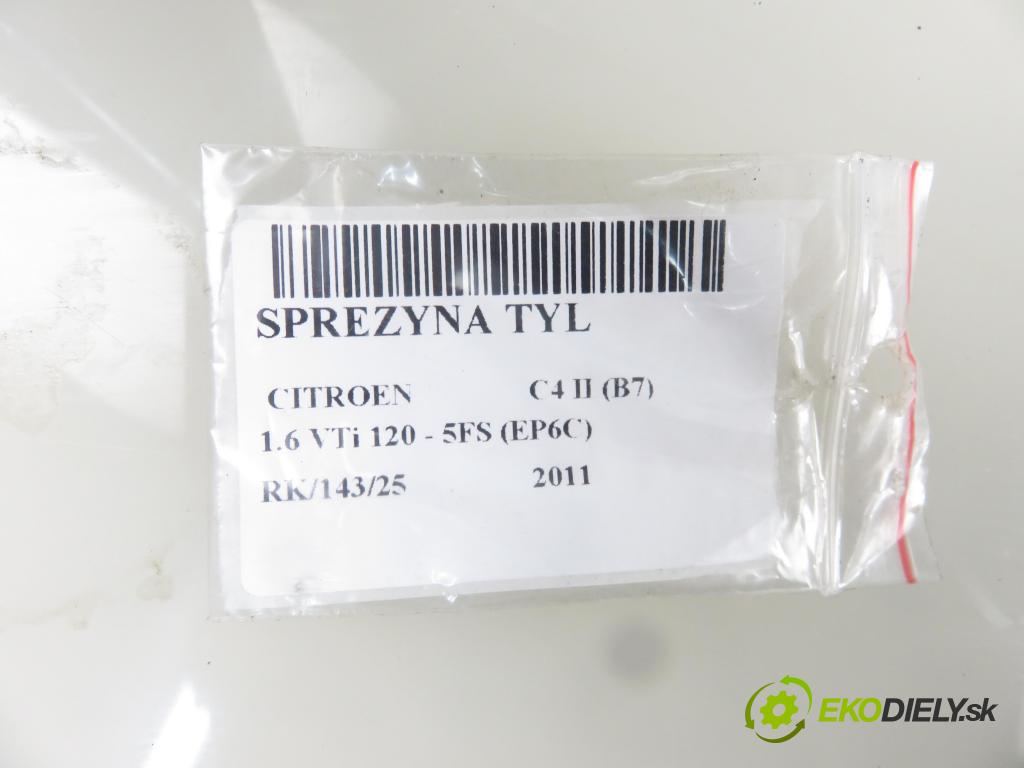CITROEN C4 II (B7) HB 2011 88,00 1.6 VTi 120 - 5FS (EP6C) 1598,00 Pružina zadné