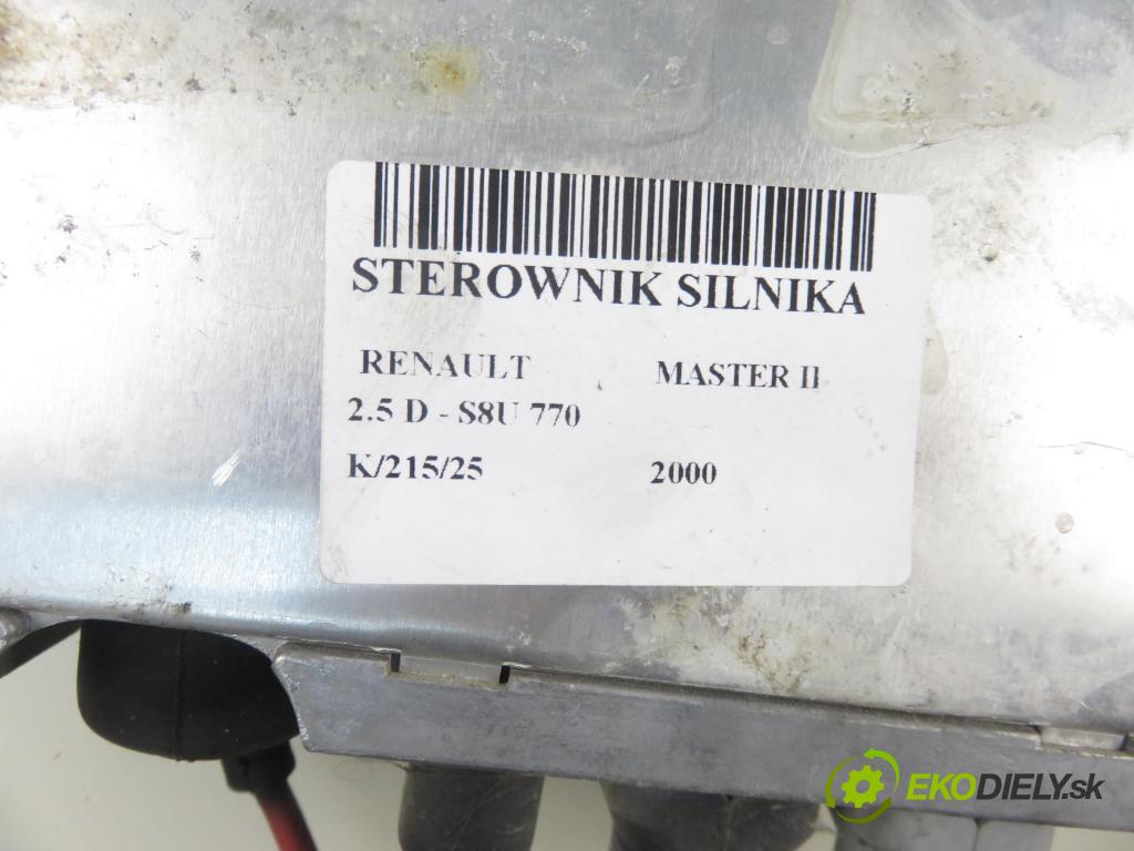 RENAULT MASTER II Autobus (JD) BUS 2000 59,00 2.5 D - S8U 770 2499,00 Riadiaca jednotka Motor 7700311739 ; 7700311655