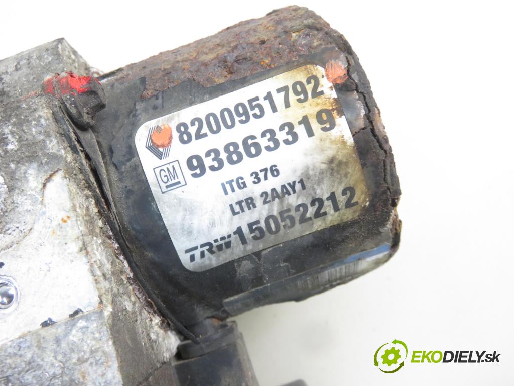 NISSAN PRIMASTAR Skrzynia (X83) FURGON 2008 107,00 2.5 dCi 150 - G9U 632 2464,00 Pumpa ABS 15052212 ; 8200951792 (Pumpy ABS)