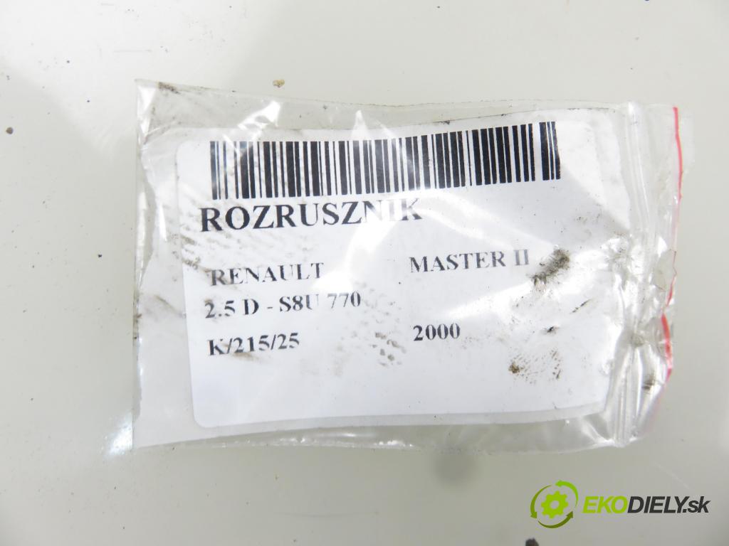 RENAULT MASTER II Autobus (JD) BUS 2000 59,00 2.5 D - S8U 770 2499,00 Štartér S5009 (Štartéry)