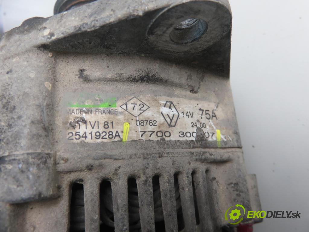 RENAULT MASTER II Autobus (JD) BUS 2000 59,00 2.5 D - S8U 770 2499,00 Alternátor 7700300407 (Alternátory)