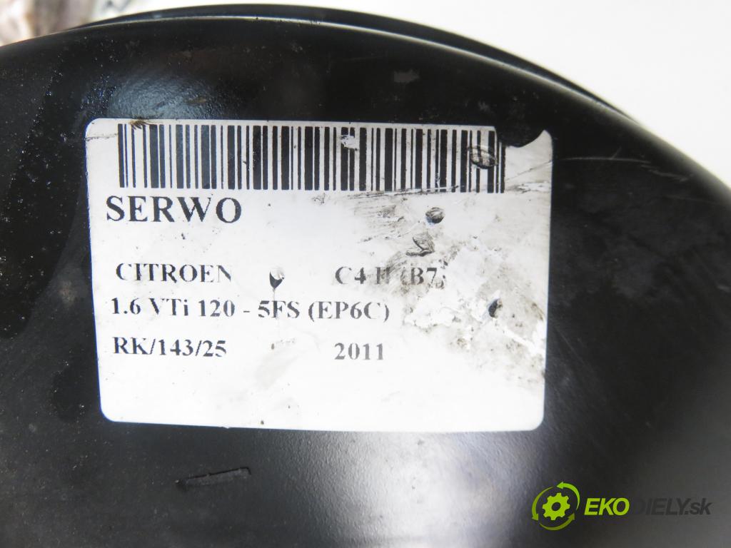 CITROEN C4 II (B7) HB 2011 88,00 1.6 VTi 120 - 5FS (EP6C) 1598,00 Posilovač 9674747580 ; 0204054560 (Servočerpadlá, pumpy riadenia)