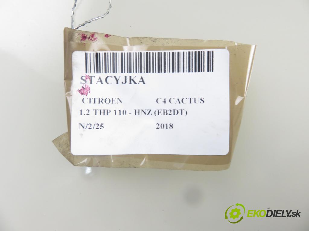 CITROEN C4 CACTUS CROSSOVER 2018 81,00 1.2 THP 110 - HNZ (EB2DT) 1199,00 spinačka 36454600 ; 9663123380 (Spínacie skrinky a kľúče)