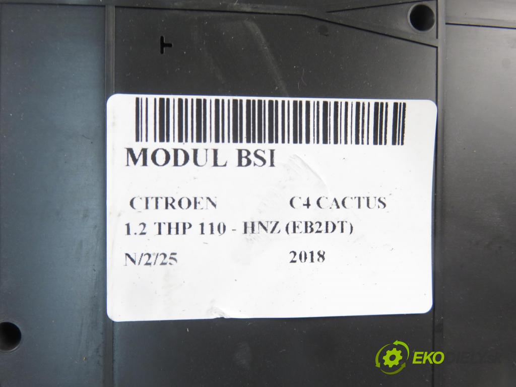 CITROEN C4 CACTUS CROSSOVER 2018 81,00 1.2 THP 110 - HNZ (EB2DT) 1199,00 MODUL BSI 9819851280 ; S1521842549