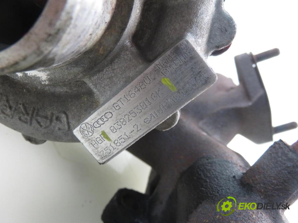 SEAT LEON (1P1) HB 2006 77,00 1.9 TDI - BXE 1896,00 RYCHLONABÍJEČKA: 038253016K (Turbodúchadla (kompletní))