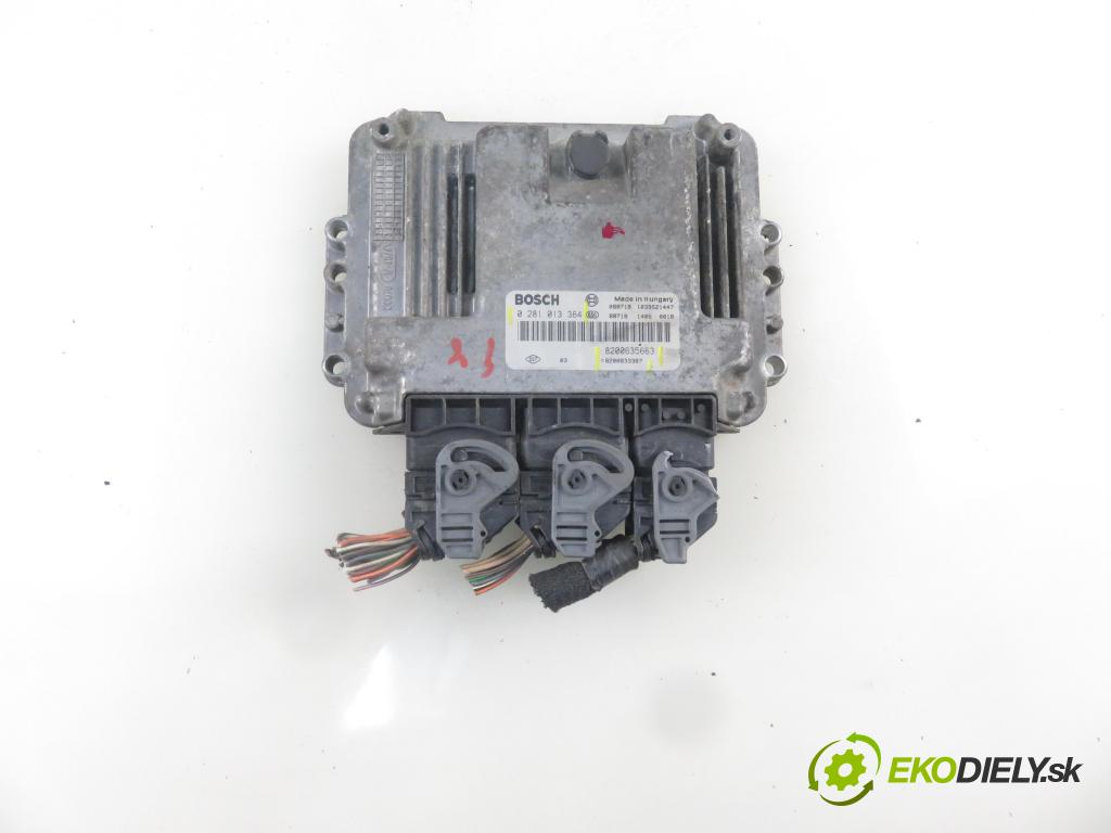 NISSAN PRIMASTAR Skrzynia (X83) FURGON 2008 107,00 2.5 dCi 150 - G9U 632 2464,00 Riadiaca jednotka Motor 8200635663 ; 8200833387 ; 0281013364