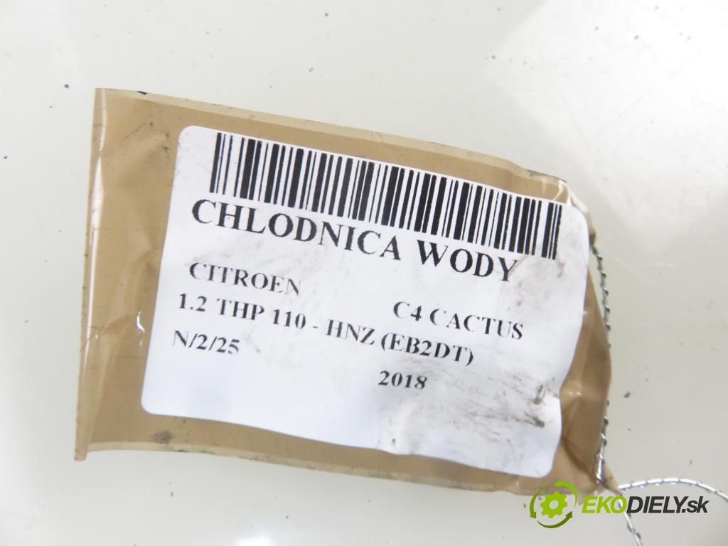 CITROEN C4 CACTUS CROSSOVER 2018 81,00 1.2 THP 110 - HNZ (EB2DT) 1199,00 chladič vody 873461000