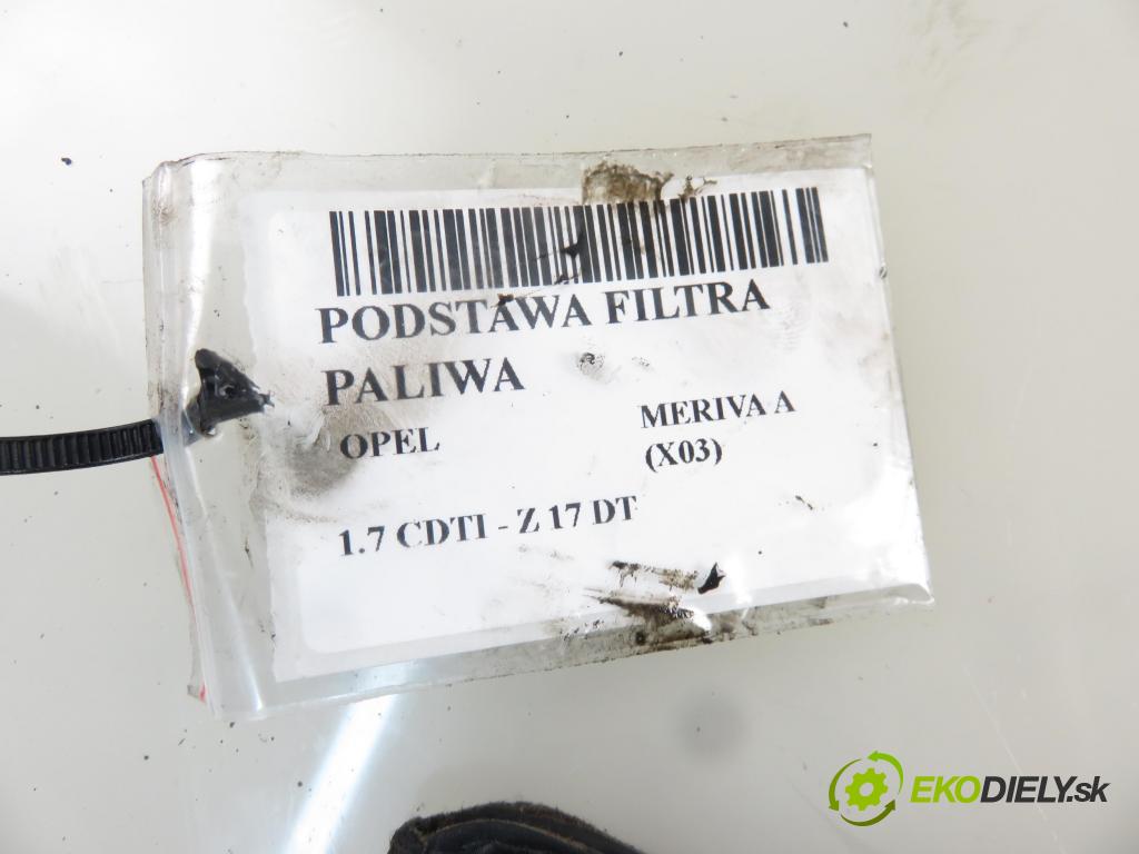 OPEL MERIVA A nadwozie wielkoprzestrzenne (MPV) (X03) HB 2004 74,00 1.7 CDTI 101 - Z 17 DT 1686,00 Obal filtra paliva 93321837