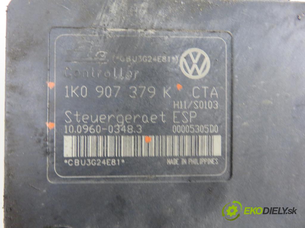 VW GOLF V (1K1) HB 2003 77,00 1.9 TDI - BXE 1896,00 Pumpa ABS 1K0907379K ; 10096003483 (Pumpy ABS)