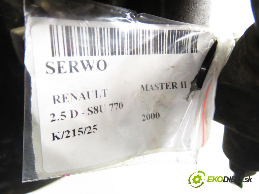RENAULT MASTER II Autobus (JD) BUS 2000 59,00 2.5 D - S8U 770 2499,00 Posilovač 7700308123 ; 7700308123J (Servočerpadlá, pumpy riadenia)