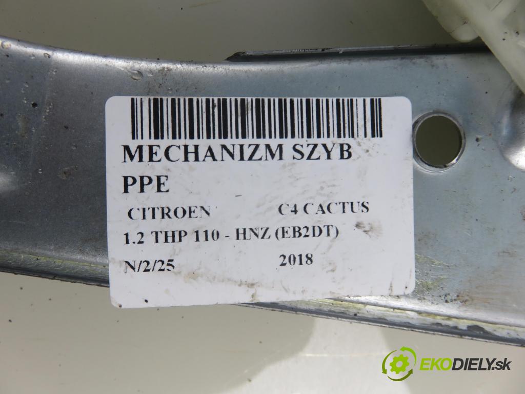CITROEN C4 CACTUS CROSSOVER 2018 81,00 1.2 THP 110 - HNZ (EB2DT) 1199,00 mechanismus oken PPE 9827295780