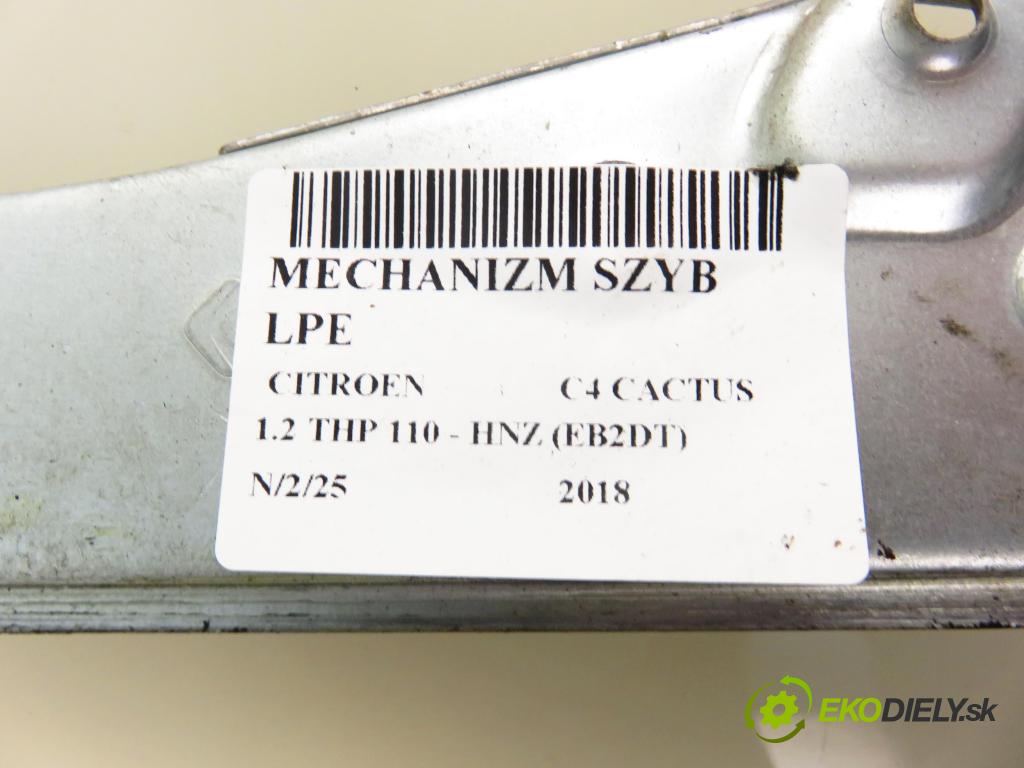 CITROEN C4 CACTUS CROSSOVER 2018 81,00 1.2 THP 110 - HNZ (EB2DT) 1199,00 mechanismus oken 9827307180