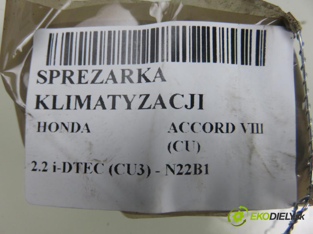 HONDA ACCORD VIII (CU) SEDAN 2009 110,00 2.2 i-DTEC (CU3) - N22B1 2199,00 KOMPRESOR: klimatizácie 4472800390 (Kompresory klimatizácie)