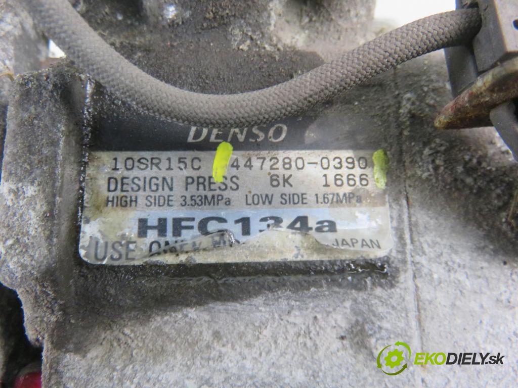 HONDA ACCORD VIII (CU) SEDAN 2009 110,00 2.2 i-DTEC (CU3) - N22B1 2199,00 KOMPRESOR: klimatizácie 4472800390 (Kompresory klimatizácie)