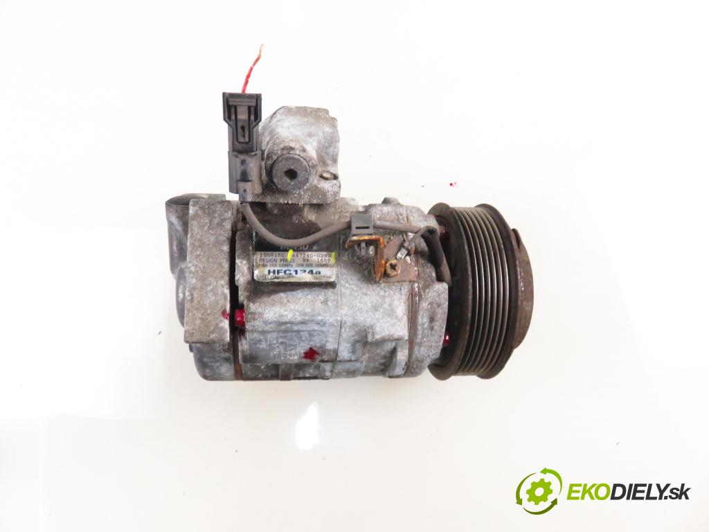 HONDA ACCORD VIII (CU) SEDAN 2009 110,00 2.2 i-DTEC (CU3) - N22B1 2199,00 KOMPRESOR: klimatizácie 4472800390 (Kompresory klimatizácie)