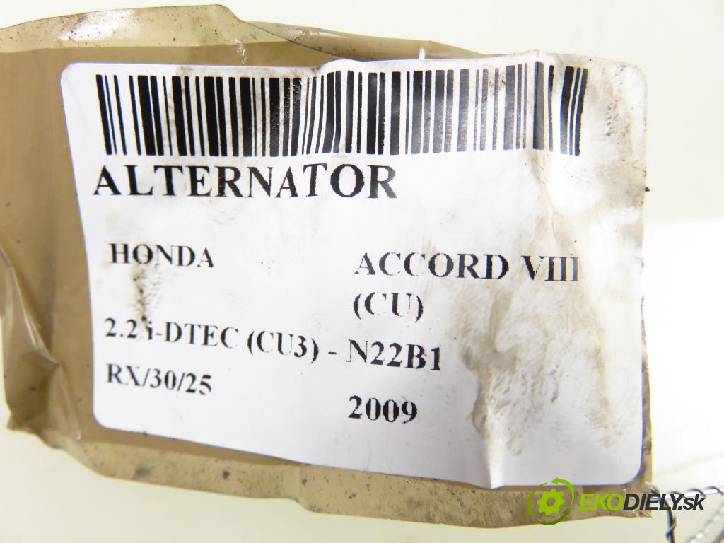 HONDA ACCORD VIII (CU) SEDAN 2009 110,00 2.2 i-DTEC (CU3) - N22B1 2199,00 Alternátor 1042102260 ; CSG26 (Alternátory)