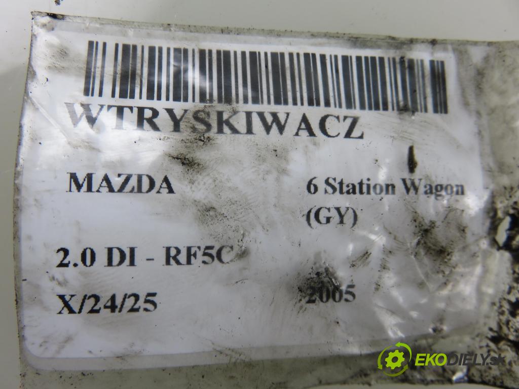 MAZDA 6 Station Wagon (GY) KOMBI 2005 100,00 2.0 DI 136 - RF5C 1998,00 vstrekovač 13H50B (Vstrekovače)