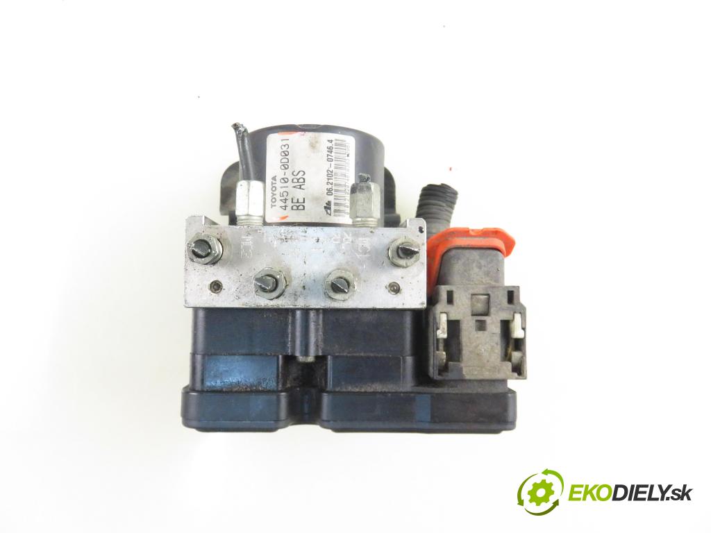 TOYOTA YARIS (_P9_) HB 2008 51,00 1.0 VVT-i (KSP90_) - 1KR-FE 998,00 Pumpa ABS 895410D040 ; 06210907463 ; 445100D031 (Pumpy ABS)