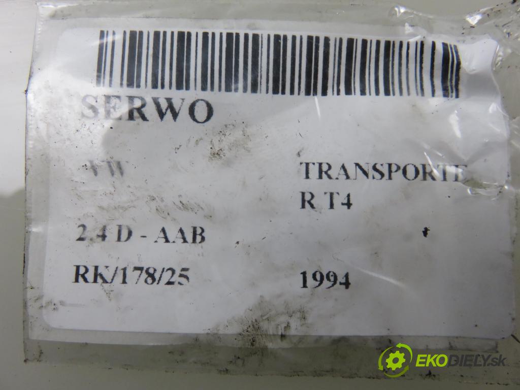 VW TRANSPORTER IV Autobus (70XB, 70XC, 7DB, 7DW, 7DK) BUS 1994 57,00 2.4 D 78 2370,00 Posilovač 701612101H ; 3775274014 (Servočerpadlá, pumpy riadenia)