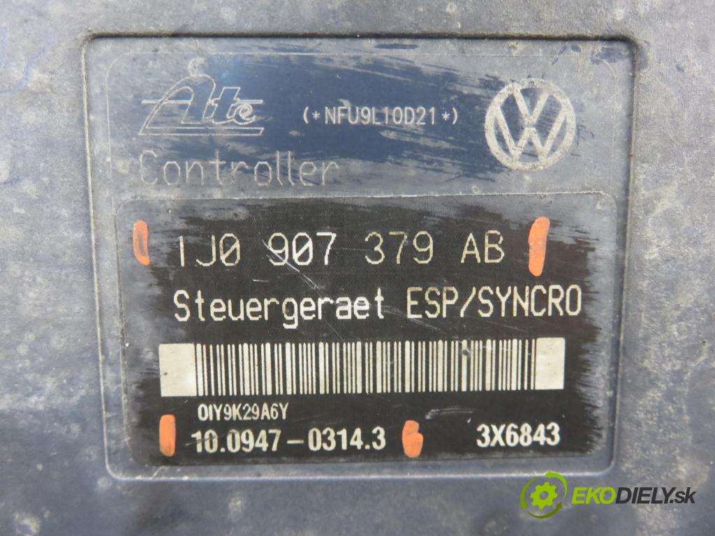 VW GOLF IV (1J1) HB 1999 74,00 1.9 TDI 4motion - ATD 1896,00 Pumpa ABS 1J0907379AB ; 10094703143 (Pumpy ABS)