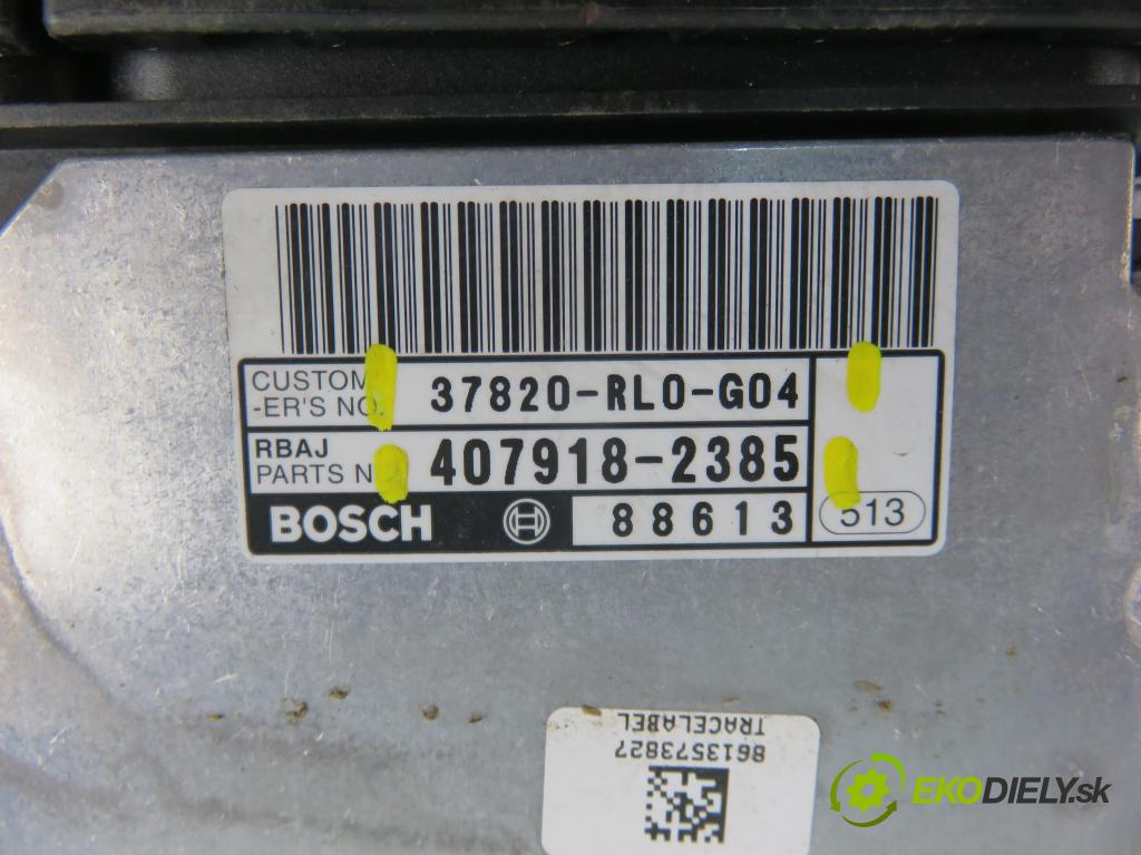 HONDA ACCORD VIII (CU) SEDAN 2009 110,00 2.2 i-DTEC (CU3) - N22B1 2199,00 Riadiaca jednotka Motor 37820RL0G04 ; 4079182385 ; 0281014809