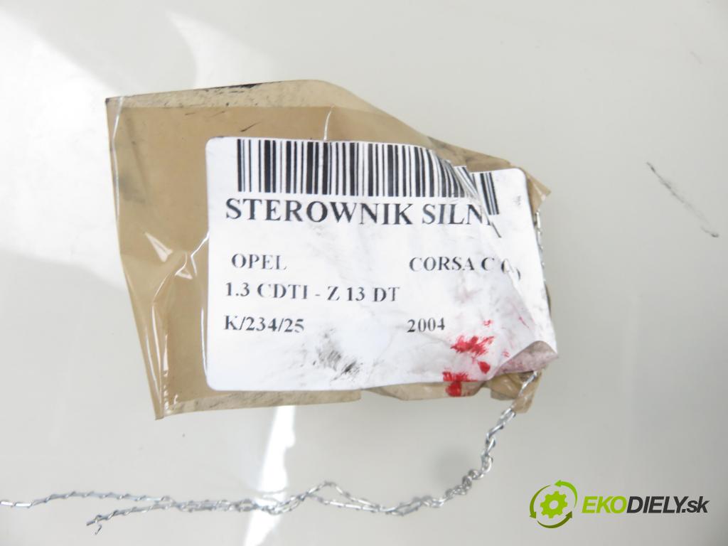 OPEL CORSA C (X01) HB 2004 51,00 1.3 CDTI - Z 13 DT 1248,00 Riadiaca jednotka Motor 55196352ZJ ; 7160004903