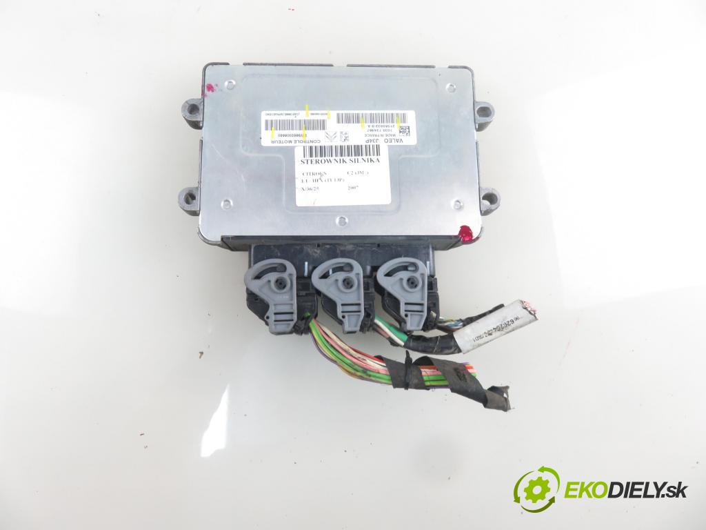 CITROEN C2 (JM_) HB 2007 44,00 1.1 - HFX (TU1JP) 1124,00 Riadiaca jednotka Motor 215859329A ; 9663306680 ; 9651696680