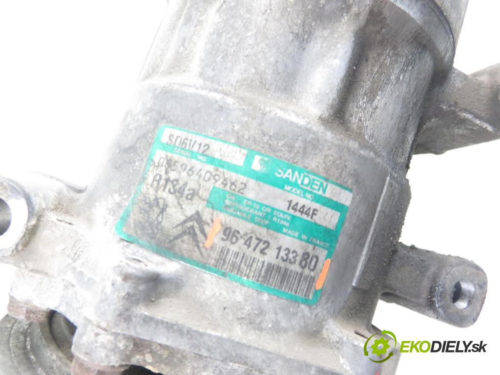 PEUGEOT 307 SW (3H) KOMBI 2004 100,00 2.0 HDi 135 - RHR (DW10BTED4) 1997,00 KOMPRESOR: klimatizácie 9647213380 (Kompresory klimatizácie)