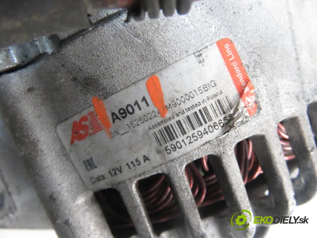 FORD MONDEO III Turnier (BWY) KOMBI 2001 85,00 2.0 16V TDDi 115 D6BA 1998,00 Alternátor A9011 (Alternátory)