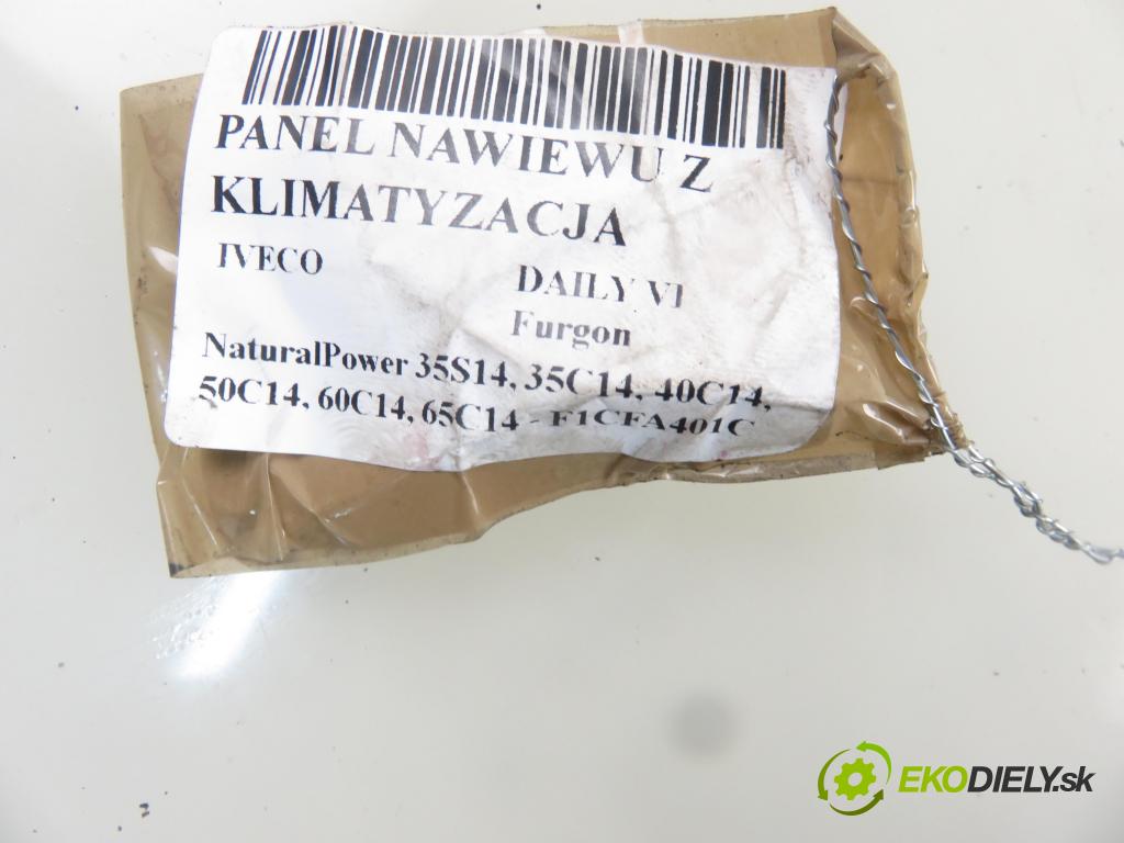 IVECO DAILY VI Furgon FURGON 2020 100,00 3.0 NaturalPower 136 - F1CFA401C 2998,00 Panel kúrenia KLIMATIZACE: 5S9040200