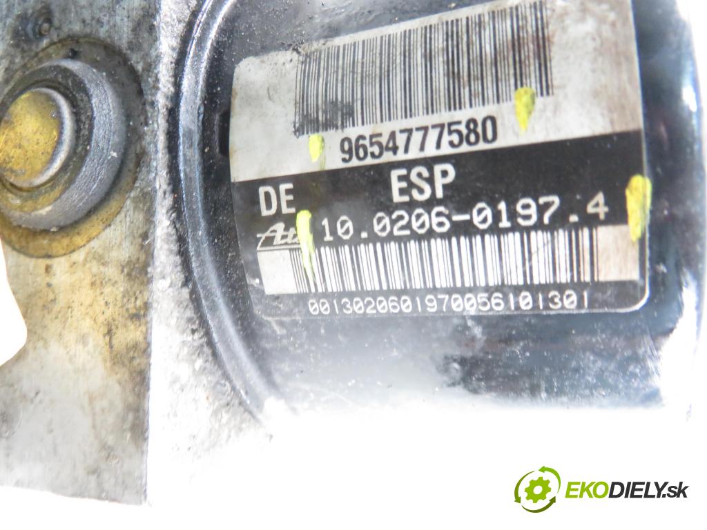 PEUGEOT 1007 (KM_) HB 2006 65,00 1.4 16V - KFU (ET3J4) 1360,00 Pumpa ABS 10096011543 ; 9654777580 ; 10020601974 (Pumpy ABS)