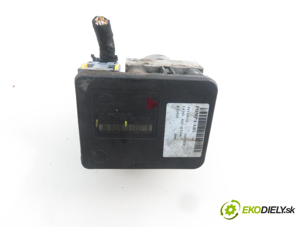 PEUGEOT 1007 (KM_) HB 2006 65,00 1.4 16V - KFU (ET3J4) 1360,00 Pumpa ABS 10096011543 ; 9654777580 ; 10020601974 (Pumpy ABS)