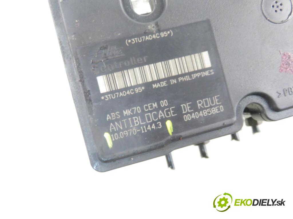 CITROEN C2 (JM_) HB 2007 44,00 1.1 - HFX (TU1JP) 1124,00 Pumpa ABS 9662298480 ; 10020700924 ; 10097011443 (Pumpy ABS)