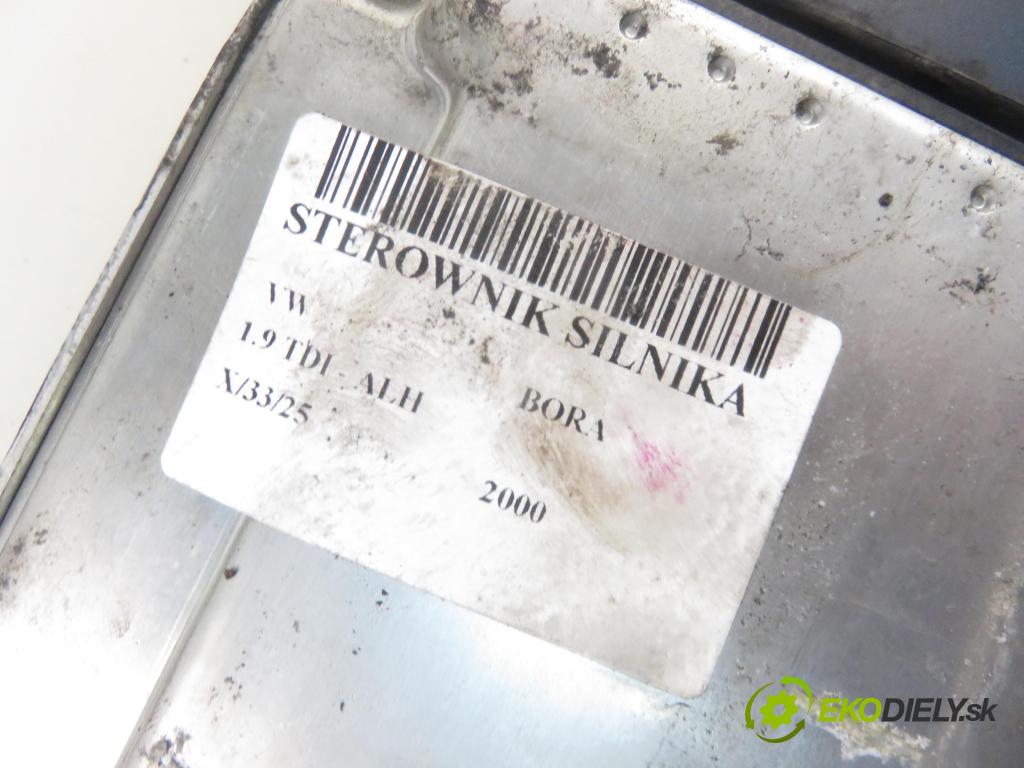 VW BORA (1J2) SEDAN 2000 66,00 1.9 TDI 90 - ALH 1896,00 Riadiaca jednotka Motor 038906012M ; 0281001979