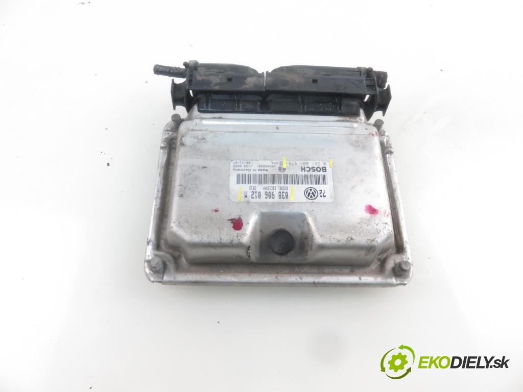 VW BORA (1J2) SEDAN 2000 66,00 1.9 TDI 90 - ALH 1896,00 Riadiaca jednotka Motor 038906012M ; 0281001979